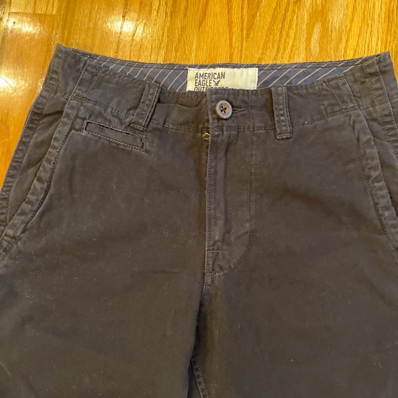 💜 5 for $25 or 3 for $18 American Eagle men’s black khaki straight leg p… - Picture 7 of 8